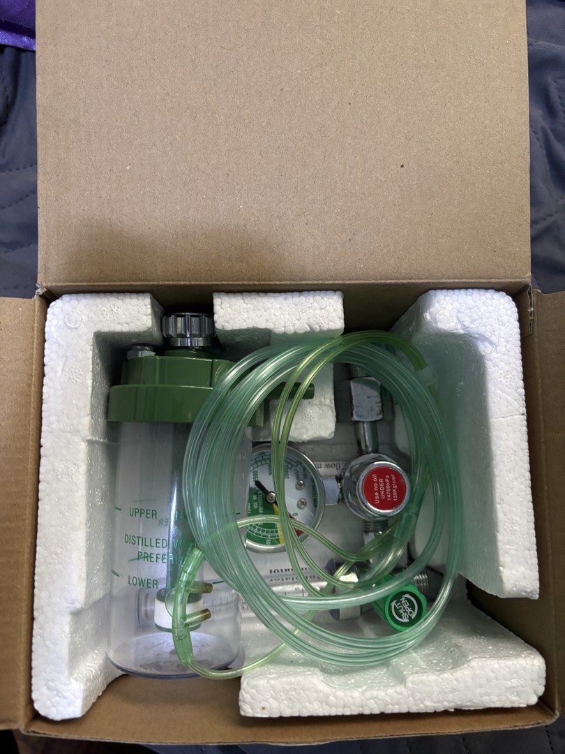 Oxygen Tank (Category: Medical Supplies & Tools) located in Manila. Submitted by annie.tq (Listing ID 1441273801, Image 3). Description: Oxygen Tank (20lbs) - Halos bago pa (2 months used) - May laman full tank both - 4k each tank - 600 for regulator 7.5k only if bundle Loc: Manila Can deliver along Manila/U-belt lang. Buyer will shoulder shipping fee pag malayo..