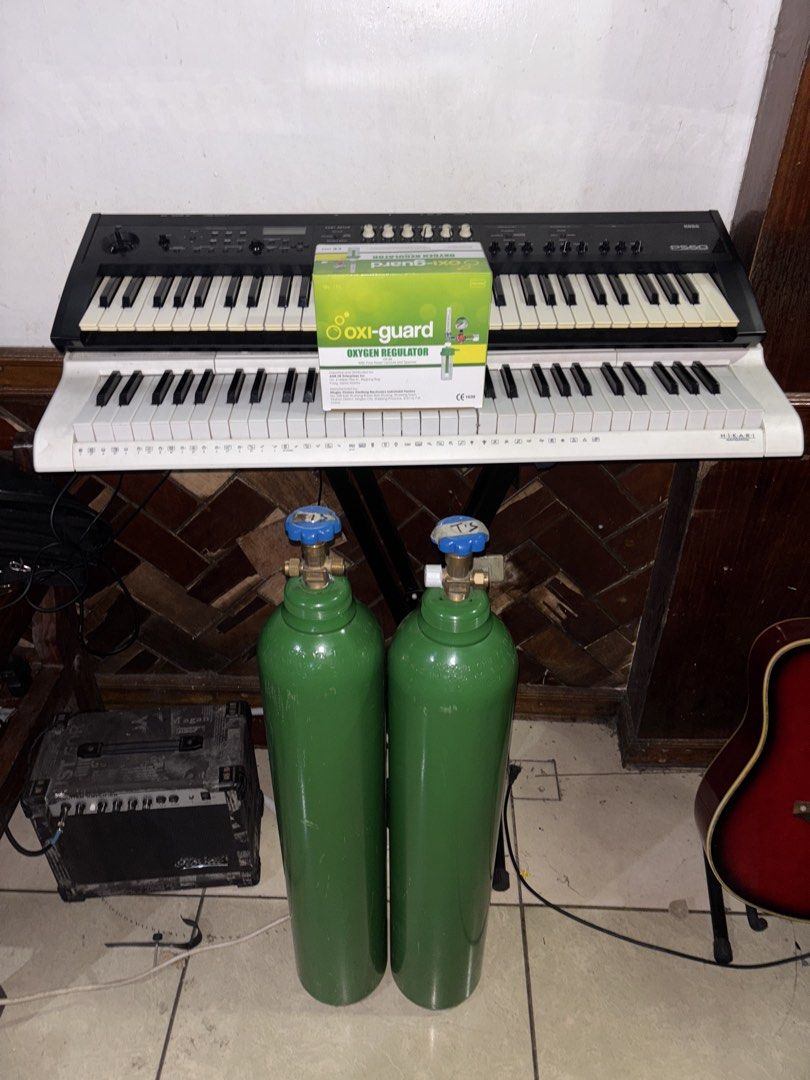 Oxygen Tank (Category: Medical Supplies & Tools) located in Manila. Submitted by annie.tq (Listing ID 1441273801, Image 2). Description: Oxygen Tank (20lbs) - Halos bago pa (2 months used) - May laman full tank both - 4k each tank - 600 for regulator 7.5k only if bundle Loc: Manila Can deliver along Manila/U-belt lang. Buyer will shoulder shipping fee pag malayo..
