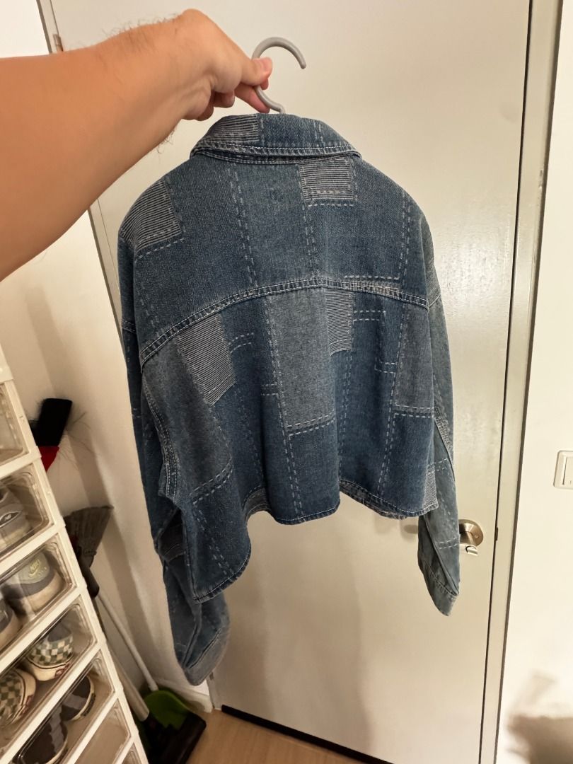 Patchwork Denim Cropped Jacket (Category: Coats, Jackets and Outerwear) located in Kuala Lumpur. Submitted by yesxmen (Listing ID 1441255703, Image 2). Description: .