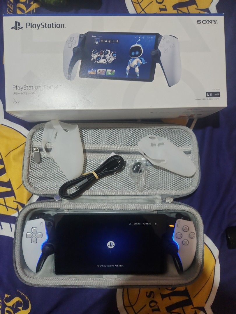 Playstation Portal (Category: PlayStation) located in Manila. Submitted by pi334 (Listing ID 1430186889, Image 2). Description: For Sale like new Playstation Portal complete with box. Used 3-4 times Php 7500 non negotiable rfs: started decluttering and was not using it anymore Ways of delivery: lalamove/grab payment mode: gcash down payment of 50% before delivering sagot ni buyer ang lalamove or grab PlayStation Portal handheld device Includes or