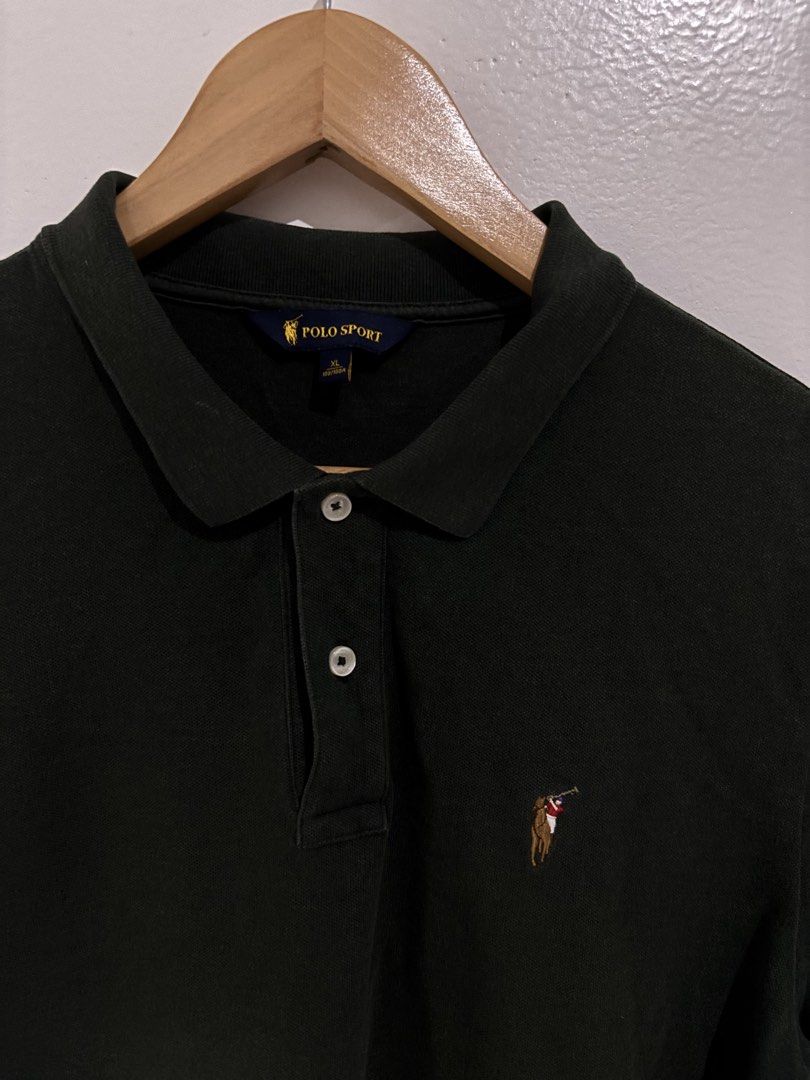 POLO SPORTS OLIVE GREEN (Category: Tshirts & Polo Shirts ) located in Butuan. Submitted by thrift.maxey (Listing ID 1441206293, Image 2). Description: Excellent 21/27.