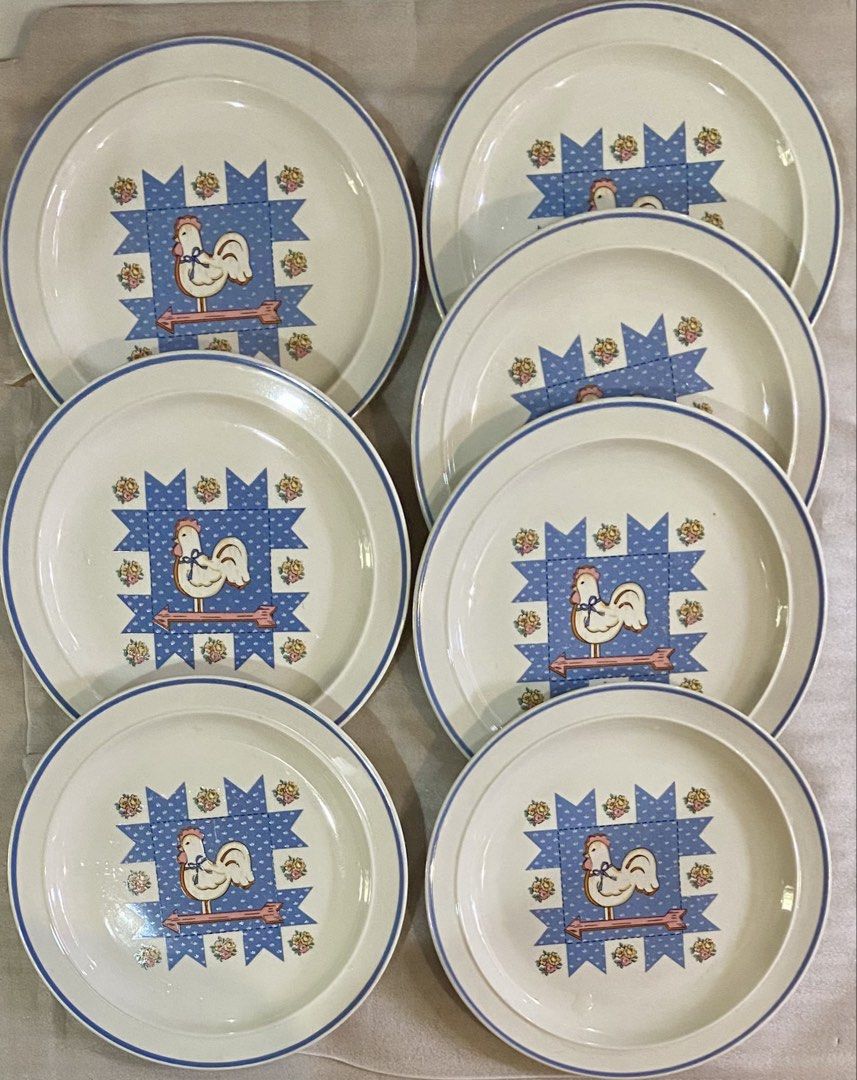Pre-owned Dinner Plates mixed design470354465097656321