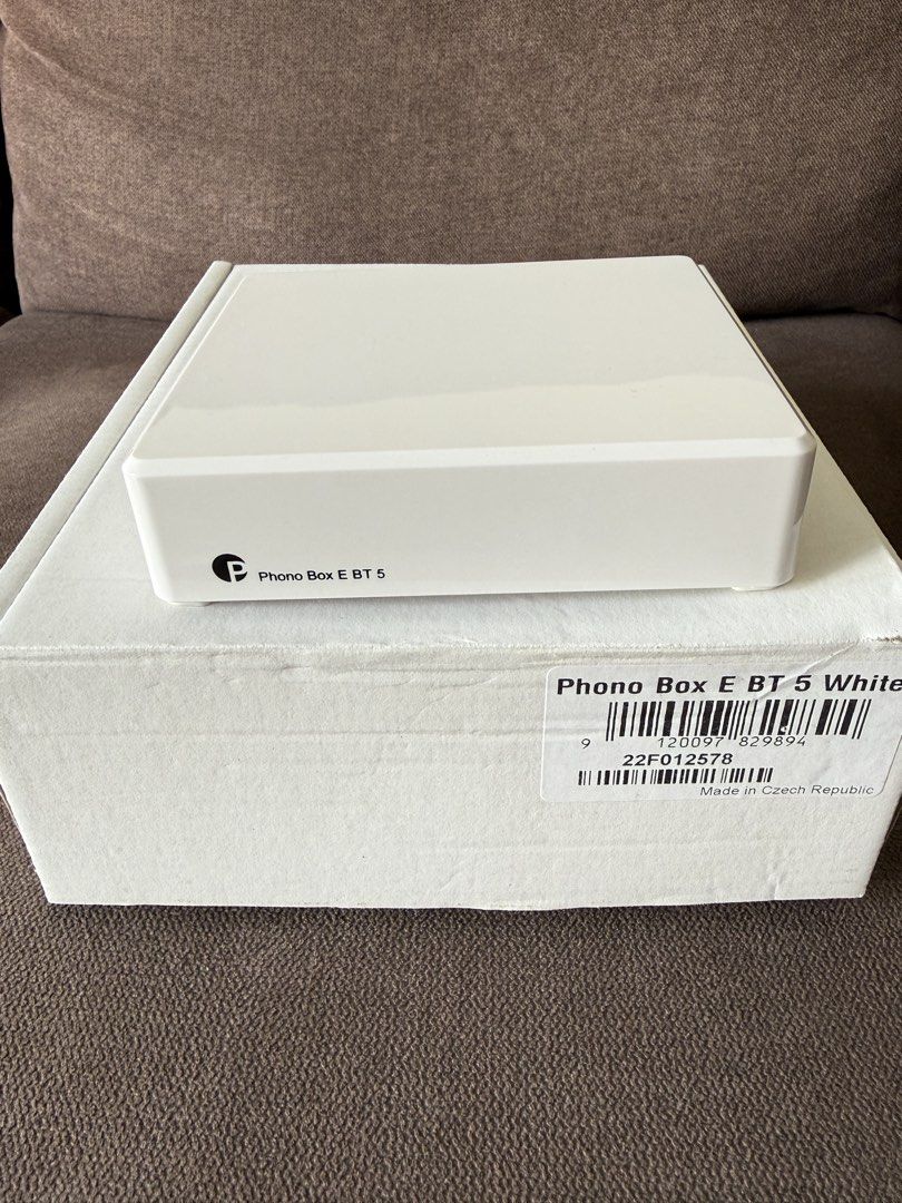 Pro-Ject Phono Box E BT 5 White Phono Preamplifier
