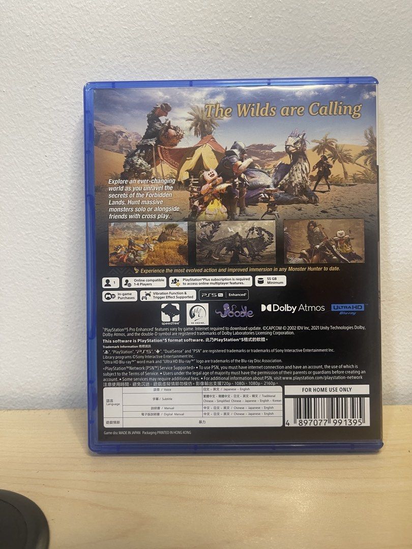 PS5 Monster Hunter Wilds (Category: PlayStation) located in Pasig City. Submitted by tjfindspreloveditems (Listing ID 1441272916, Image 2). Description: 🎮 FOR SALE: PS5 Monster Hunter Wilds 💰 ₱1,490 📦 Inclusions: • Game disc • Original case ✅ Condition: • Scratchless – like new • Tested & working • No issues 📍 Ortigas Meetup (test before payment) 🚚 Lalamove / Grab / LBC 💰 GCash / Bank Transfer ⚡ Latest Monster Hunter adventure on PS5 ⚡ Hunt
