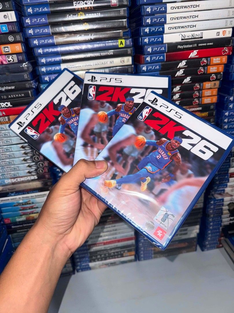 PS5 NBA2K26 / R3 / LOCAL RELEASED / BRANDNEW (Category: PlayStation) located in Manila. Submitted by mikkolosg20176 (Listing ID 1441308697, Image 1). Description: PRICE RANGE: 1395 LOCATION: MCG PURPLE GAMING TAGUIG BAGUMBAYAN TAGUIG SHIPPING OR PICKUP, GCASH OR COD.