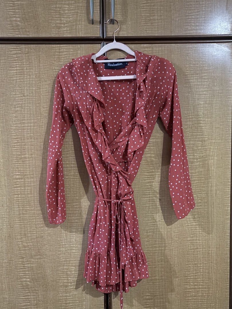 red star wrap dress The Alexandra