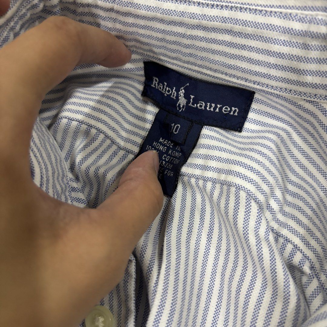 ralph lauren striped long sleeves (Category: Longsleeves) located in Manila. Submitted by booksandbeyond (Listing ID 1441326576, Image 2). Description: fits xs frame size 10 on tag .
