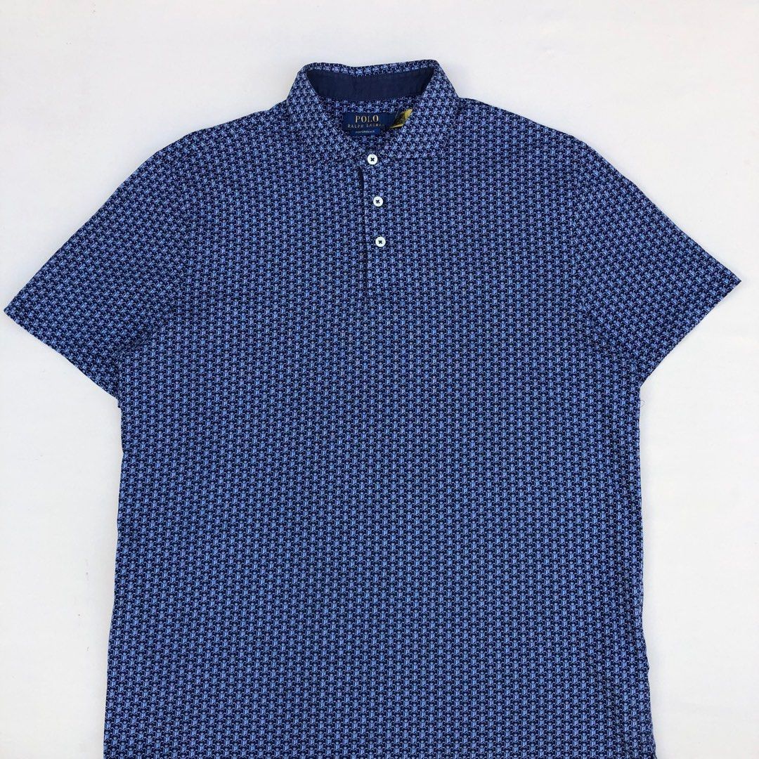 RL AOP Polo Shirt | Gold Tag | With Authenticated QR Code | Performance Fit (Category: Tshirts & Polo Shirts ) located in Leyte. Submitted by liamsapparel (Listing ID 1441313600, Image 3). Description: RL AOP Polo Shirt | Gold Tag | With Authenticated QR Code | Performance Fit Color: Navy Blue Size on Tag: Large Width: 22.5 (Pit to Pit) Length: 29.5 Best Fit: L to XL Condition: Good As New Color Rate: 10/10 Issue: NONE .