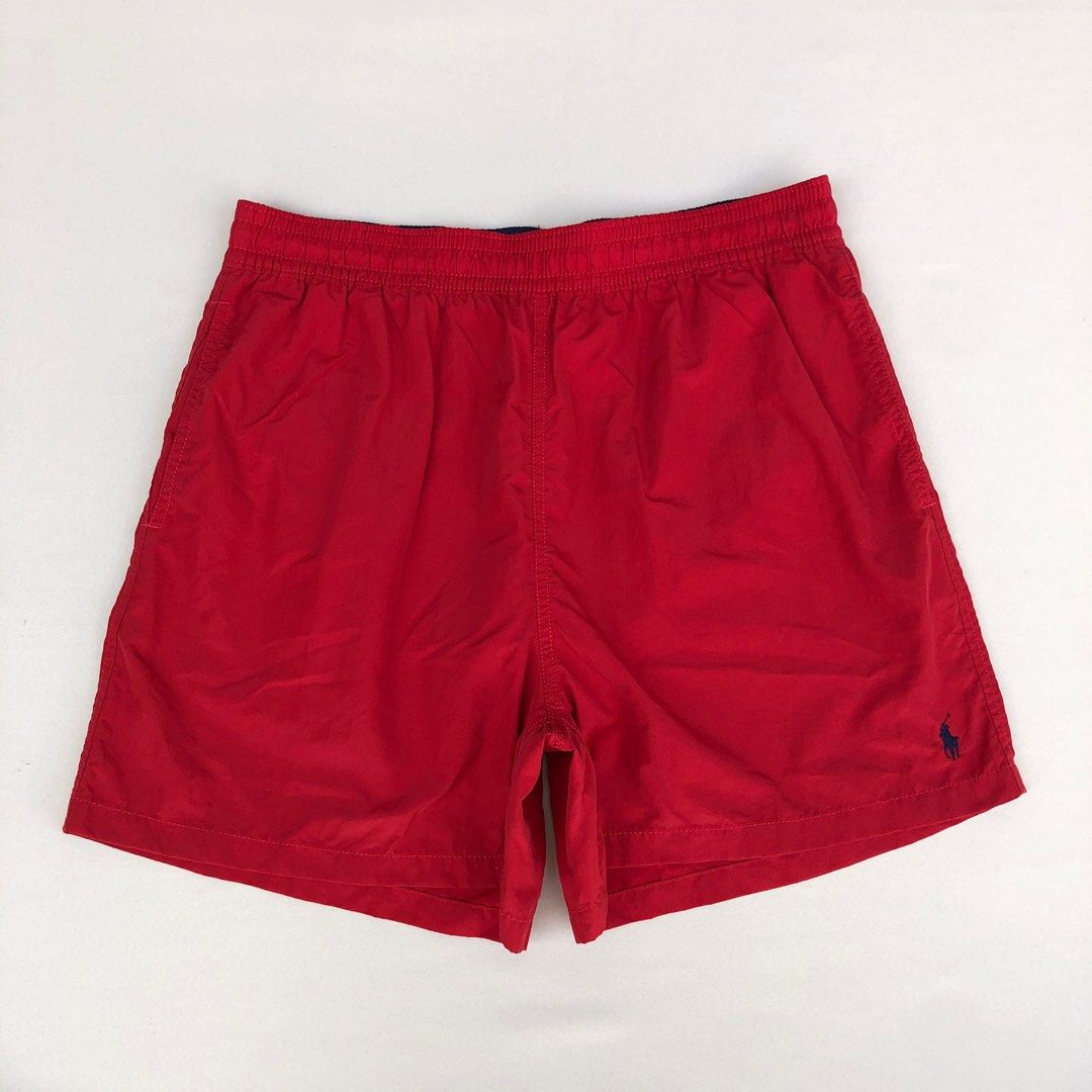 RL Drawstring Traveller Swim Trunks Short | Silver Tag | Navy Pony (Category: Swim Trunks & Board Shorts) located in Leyte. Submitted by liamsapparel (Listing ID 1441319995, Image 3). Description: RL Drawstring Traveller Swim Trunks Short | Silver Tag | Navy Pony Color: Red Size on Tag: Large Waistline: 32 - 36 Length: 16.5 Condition: Good As New Color Rate: 10/10 Issue: NONE.