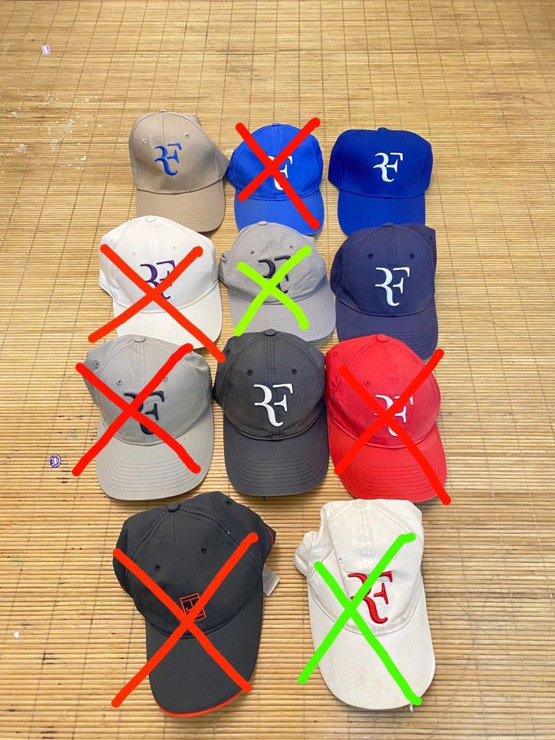Roger Federer (Category: Cap & Hats) located in Kuala Lumpur. Submitted by buyer2eo (Listing ID 1440410752, Image 1). Description: Atas skali kiri dan kanan tak ori Rm10 only Lain semua ori satu 45myr Siapa cepat dia dapat UPDATE.