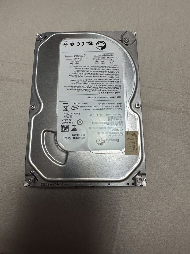 Seagate Barracuda 7200.11 320GB Internal Hard Drive470290610698987520