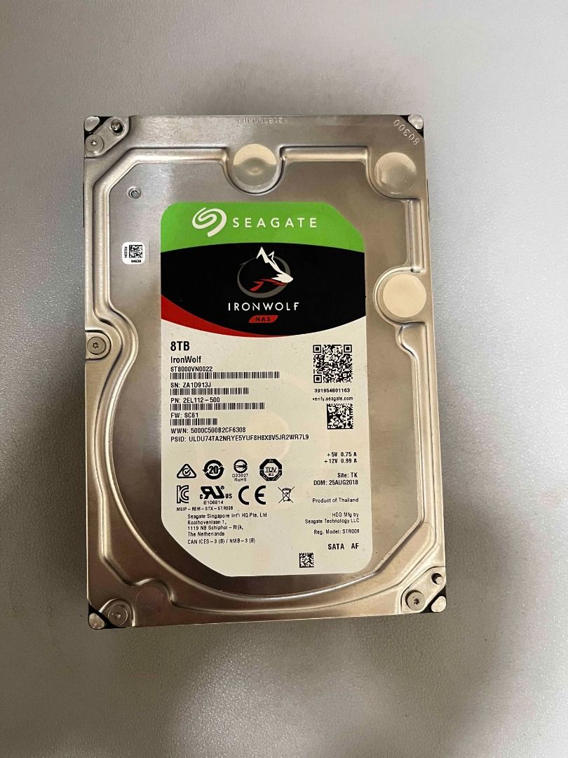 Seagate Ironwolf NAS 8TB470546094469959680