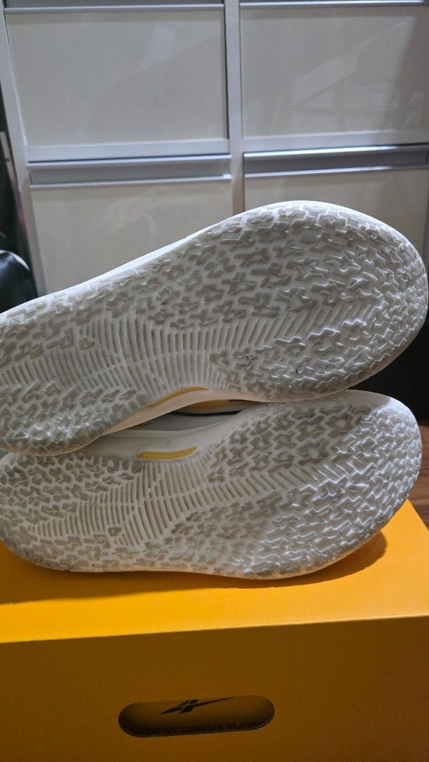 Serious player only size 11 Game 1 High MVP (Category: Sneakers) located in Quezon City. Submitted by shoerack14 (Listing ID 1441334491, Image 2). Description: Serious player only size 11 Game 1 High MVP Once used Condition 9.5 out of 10.