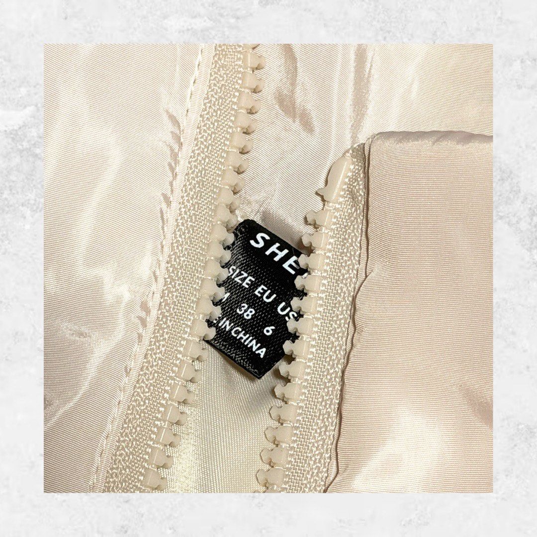 SHEIN Cream Puffer Vest (Category: Coats, Jackets and Outerwear) located in Bacoor. Submitted by eightbyeight (Listing ID 1441343505, Image 3). Description: SHEIN Cream Puffer Vest Size on tag: M Issue(s): None Condition: 10/10 (Brand New) 🏷️280 📦 lalamove / grab / j&t 💳 gcash / maya 🧾 first to pay basis.
