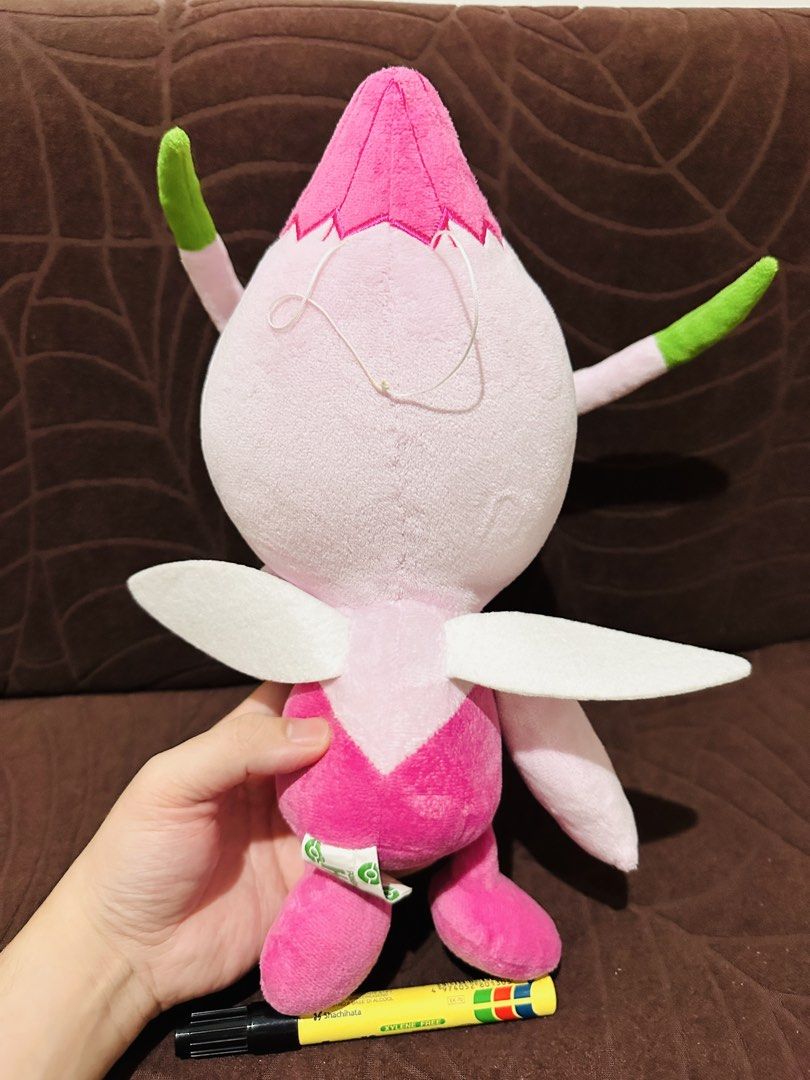 Shiny Celebi Pokemon Plush (Category: Plushies & Soft Toys) located in Mandaluyong City. Submitted by mikemofu (Listing ID 1441372496, Image 3). Description: - Authentic Banpresto Celebi Plush Toy - Rare shiny variant - medium size.