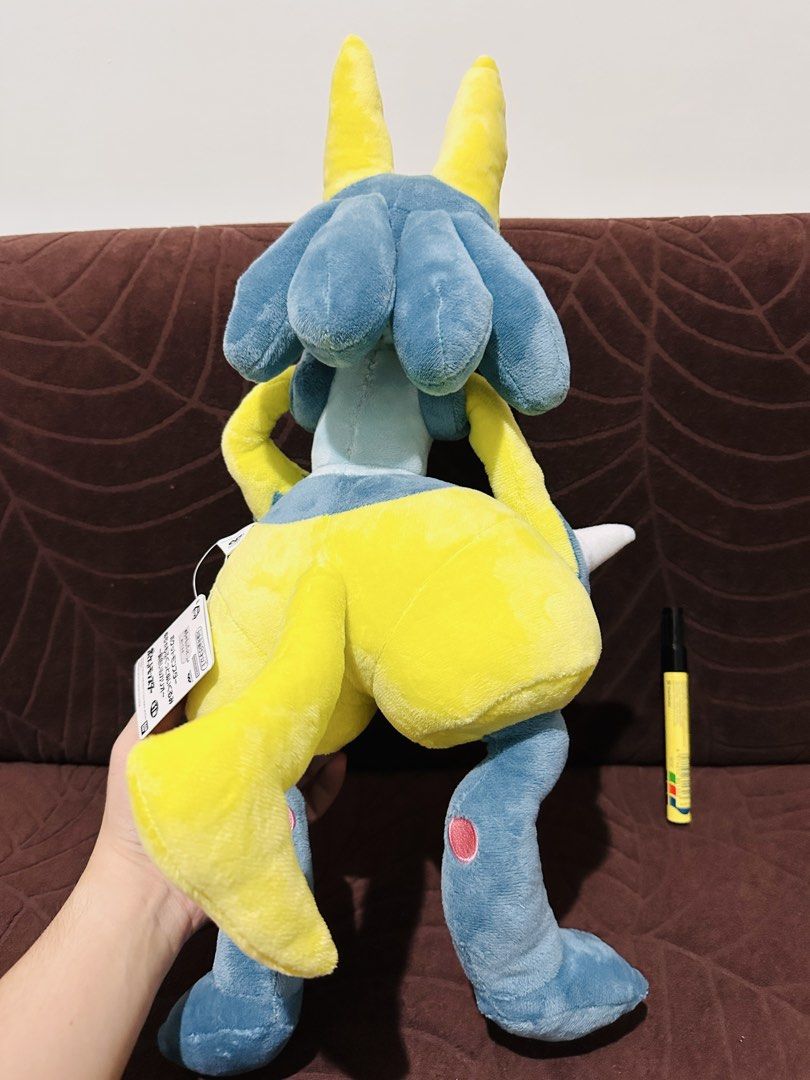 Shiny Lucario Pokemon Plush (Category: Plushies & Soft Toys) located in Mandaluyong City. Submitted by mikemofu (Listing ID 1441371720, Image 2). Description: - Authentic Banpresto Lucario plush - From the 'Mecha Mochi' line - Brand new with tags still attached - Approximately 40cm tall - Ideal gift for any Pokemon enthusiast.