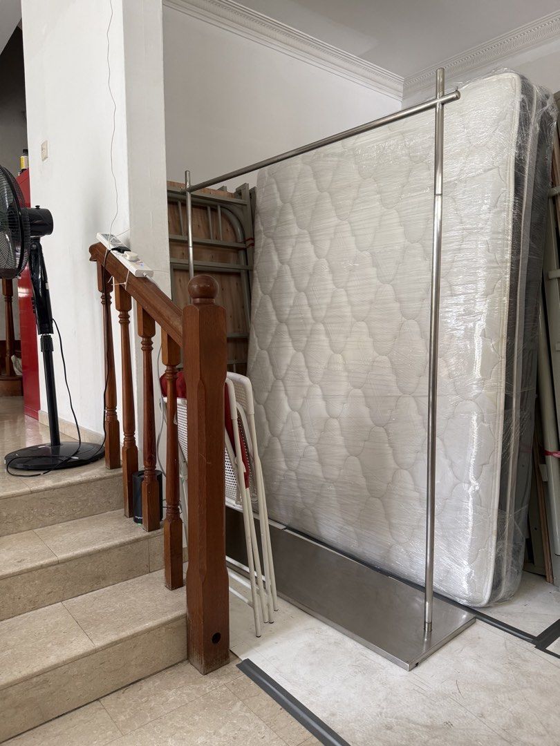 Solid clothes hander stand (Category: Announcements) located in Singapore. Submitted by jinzhong (Listing ID 1441311522, Image 2). Description: Deliver is at extra cost Very Solid standard Steel Clothes Hander Stand .