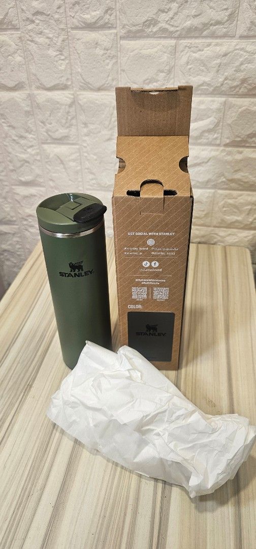 Stanley The Transit Fliptop Mug 16oz Green470362679663011842