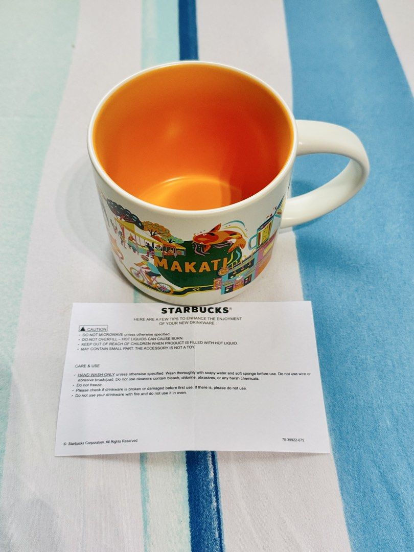 Starbucks Discovery Series - Makati Mug (Category: Coffee & Tea Tableware) located in Makati City. Submitted by ronehmer (Listing ID 1441191311, Image 2). Description: Discovery Series - Makati Mug 414mL With box & tag/label - unused.