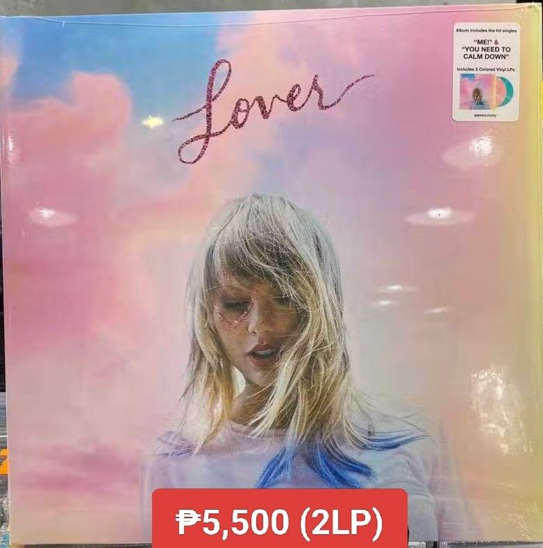 TAYLOR SWIFT Lover Vinyl (Target exclusive) (Category: Vinyls) located in Manila. Submitted by ramonrobin.cruz (Listing ID 1441178875, Image 1). Description: TAYLOR SWIFT Lover Vinyl (Target exclusive) 2LP = ₱5,500 Brand New sealed made in Germany.