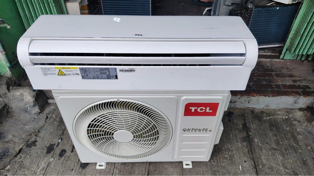 TCL 2HP Inverter Split type Aircon (Category: Air Conditioning and Heating) located in Manila. Submitted by marquezpa52205 (Listing ID 1441232379, Image 1). Description: - TCL Split Type Air Conditioner - Model: TAC-18CSD/WEI - Cooling Capacity: 18000 BTU/hr - Refrigerant: R32 - Technology: Full DC Inverter - Room Size: Ideal for rooms up to 2200 sqft.