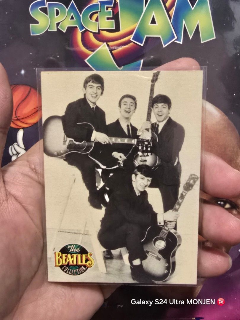 The Beatles Collection memorabilia 1993 (Category: Vintage Collectibles) located in Pasay City. Submitted by monjentoysandcollectibles (Listing ID 1441161322, Image 2). Description: The Beatles collection trading cards ✨️ Officially licensed memorabilia 1993 🌏 Condition: MINT | Price: 999 each | GCash 💵 Location: PASAY/GH 📌 Pickup Shipping Lalamoves Grabs LBC JRS.