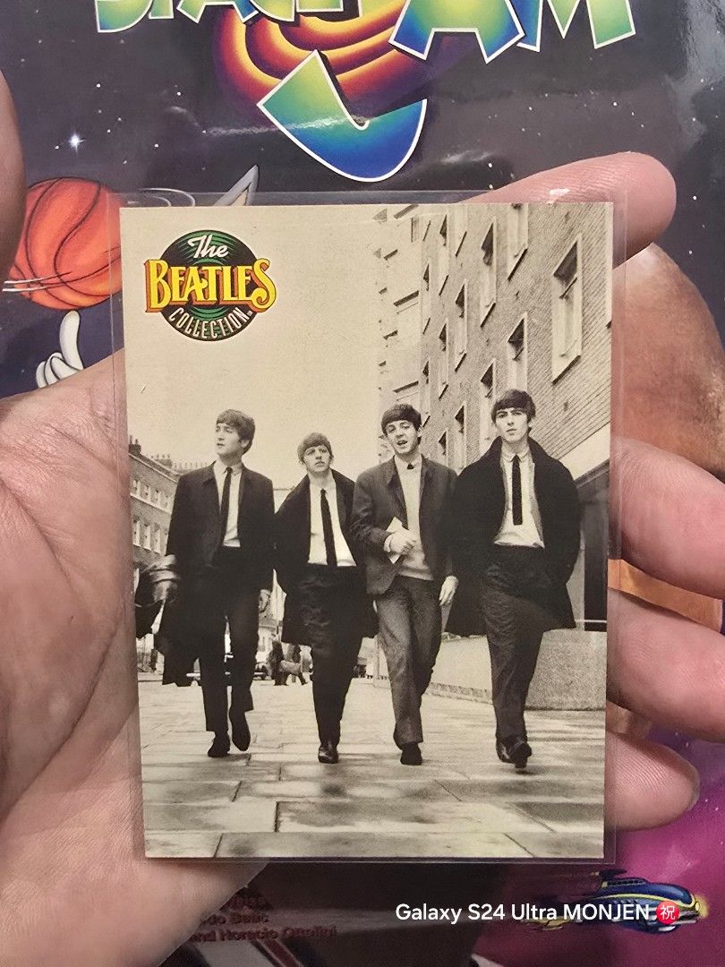 The Beatles Collection memorabilia 1993 (Category: Vintage Collectibles) located in Pasay City. Submitted by monjentoysandcollectibles (Listing ID 1441161322, Image 1). Description: The Beatles collection trading cards ✨️ Officially licensed memorabilia 1993 🌏 Condition: MINT | Price: 999 each | GCash 💵 Location: PASAY/GH 📌 Pickup Shipping Lalamoves Grabs LBC JRS.