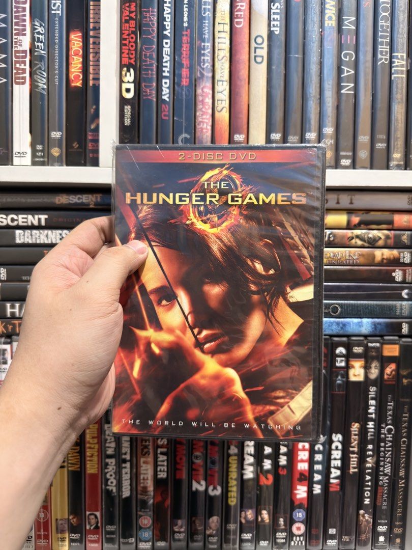 The Hunger Games 2-Disc DVD (Category: CDs & DVDs) located in Manila. Submitted by daddygojo (Listing ID 1441239739, Image 1). Description: - The Hunger Games 2-disc DVD - Still in original plastic wrap - A must-have for fans of the series - "The world will be watching".