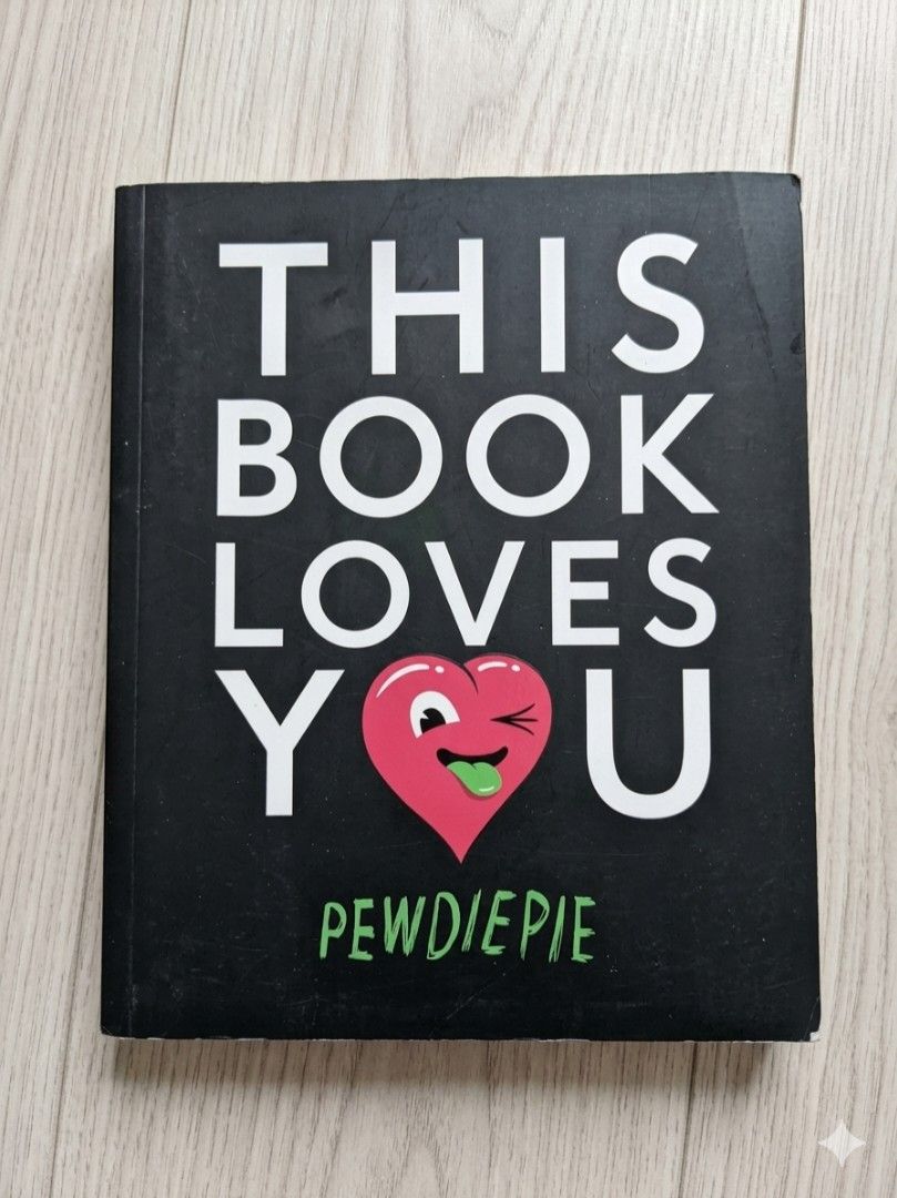 This Book Loves You by PewDiePie (Category: Storybooks) located in Cavite. Submitted by januella (Listing ID 1441295494, Image 1). Description: This Book Loves You by PewDiePie 💸 Only ₱599 A fun and quirky collection of quotes, jokes, illustrations, and thoughts from one of YouTube’s most iconic creators, PewDiePie. Perfect for fans, collectors, or anyone looking for a light and entertaining read. ✨ Preloved but in very good condition ✔️ Clean p