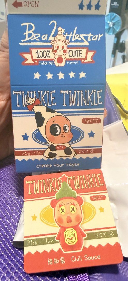 Twinkle Twinkle - Create Your Taste Series - Secret (Category: Toys & Games) located in Singapore. Submitted by fluffy.bear2026 (Listing ID 1441196547, Image 1). Description: - Twinkle Twinkle blind box toy - Create Your Taste Series - Features the cute Chili Sauce character which is the secret character (1/27 chance) .
