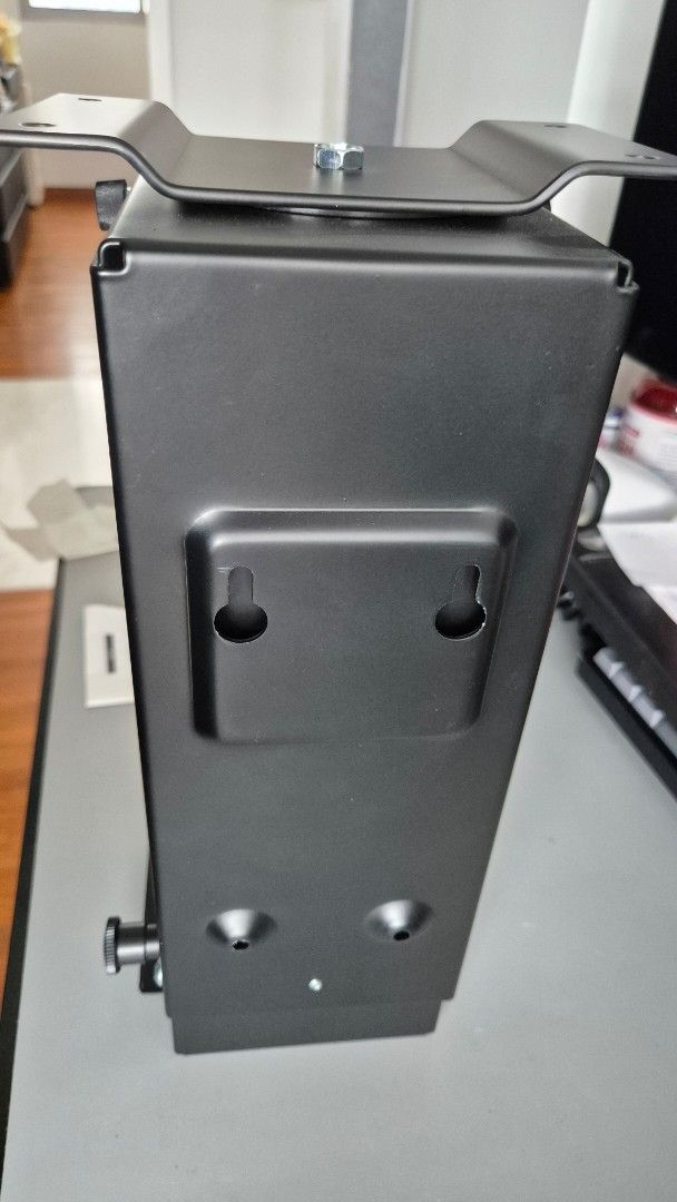 Under Desk PC Mount Adjustable Steel CPU Holder470160680179486722