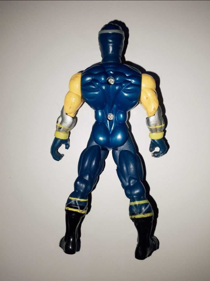 Vintage Ninja Action Figure Toy (Category: Action & Battle Toys) located in Manila. Submitted by erudesu_06 (Listing ID 1441351519, Image 2). Description: Cool ninja action figure. Blue and yellow design with silver accents. Stands about 6 inches tall. Joints are articulated for posing. Great for collectors or kids who love action figures. Some minor scuffs from play, but overall in good shape..