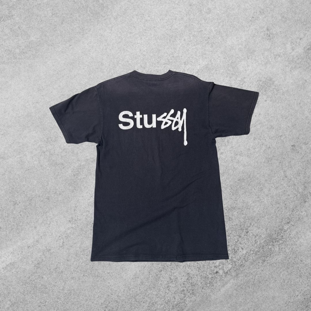 Vintage stussy tee spellout mirror (Category: Tshirts & Polo Shirts ) located in San Pedro. Submitted by thriftsouthfinds (Listing ID 1441288941, Image 2). Description: Length:29.5 inches Width: 19.5 inches.