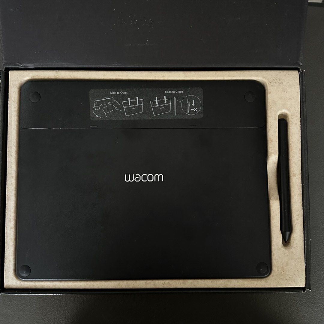 Wacom Intuos Medium Black (Category: Others) located in Bulacan. Submitted by felice0 (Listing ID 1441217413, Image 2). Description: - Wacom Intuos Medium drawing tablet - Color: Black - Size: Medium - Includes original pen - Ideal for digital art, illustration, and photo editing - Sleek and professional design - Easy to use and set up.