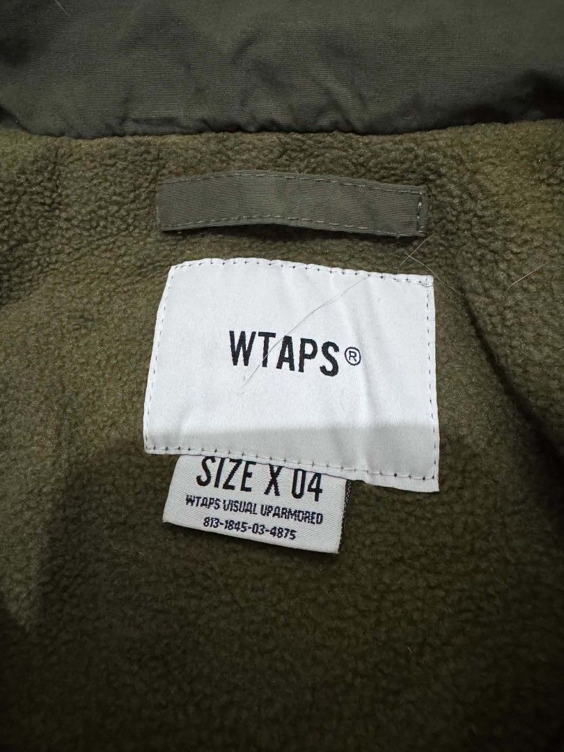 WTAPS olive green jacket (Authentic) (Category: Coats, Jackets and Outerwear) located in Navotas City. Submitted by aesthetic_achrive (Listing ID 1441222982, Image 3). Description: no issue need wash 💯Authentic.