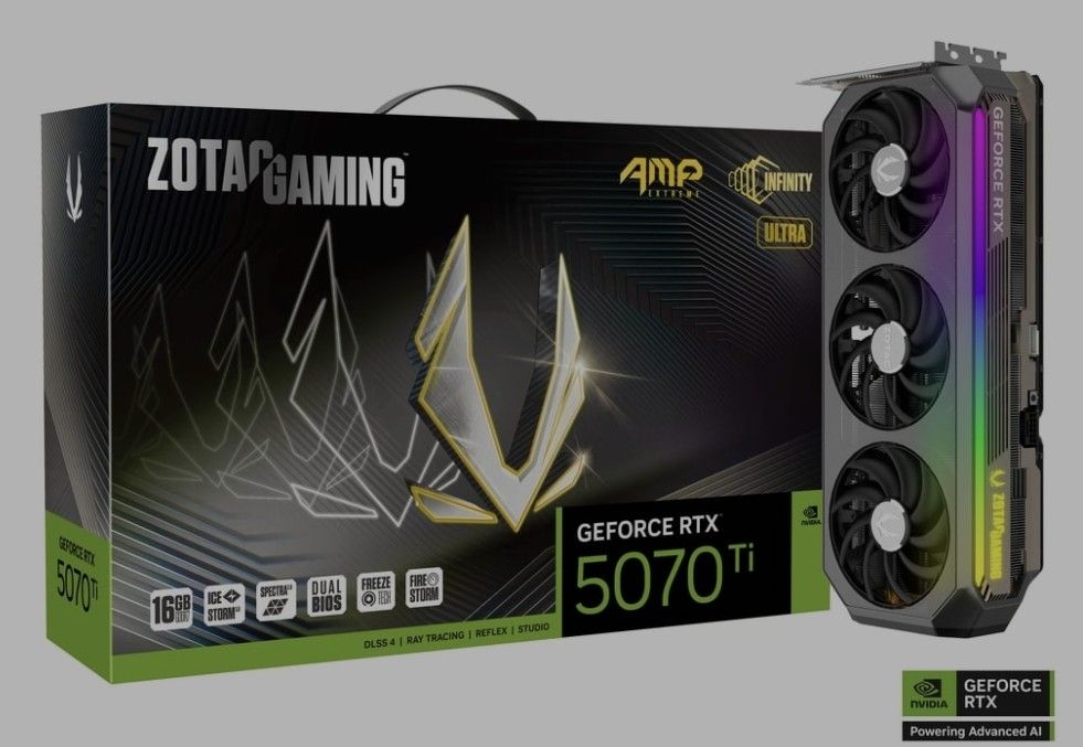 ZOTAC GAMING GeForce RTX 5070 Ti AMP Extreme