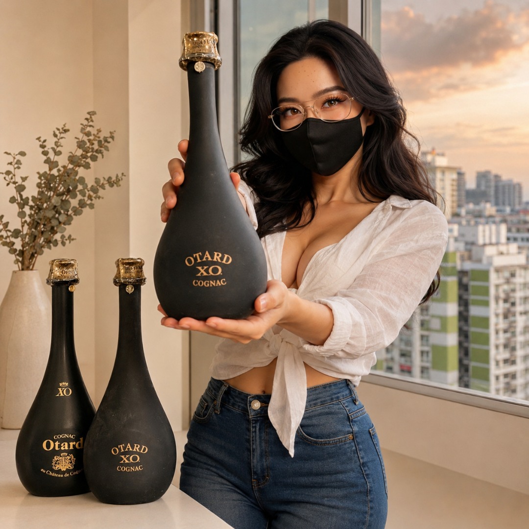 0.7L Otard XO Cognac black classic bottle vintage 700ml, Food