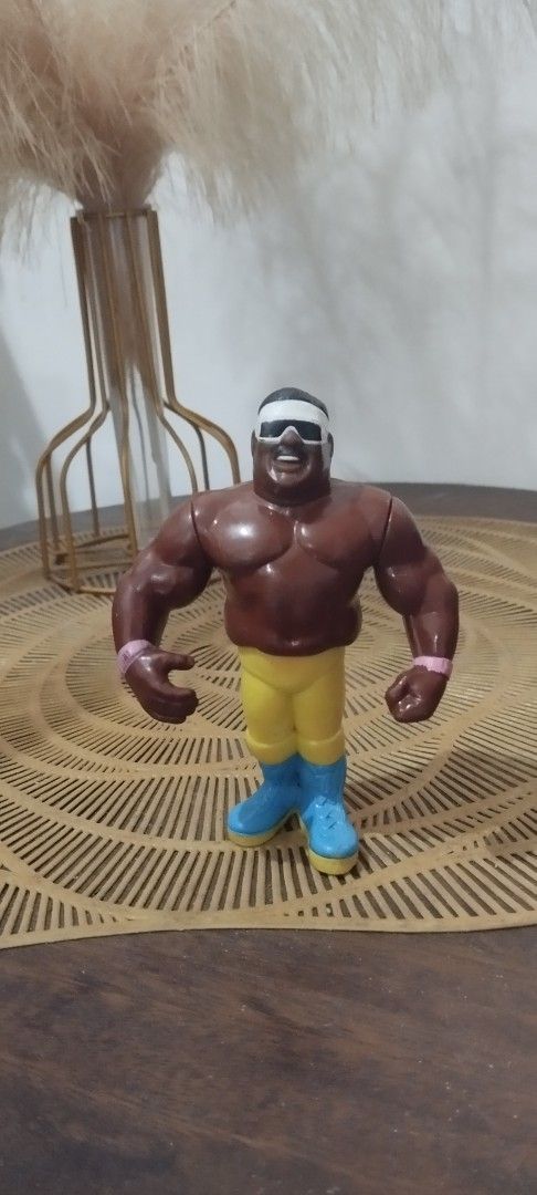 1992 Hasbro WWF Koko B. Ware (Category: Action & Battle Toys) located in Manila. Submitted by ventajetoyz625 (Listing ID 1442927718, Image 1). Description: - Cool vintage wrestling action figure - Classic wrestler design - Ideal for collectors and display - "Gimmick" is working - With minimal chipped paint and scratch - Loose arms - No accessories - What you see is what.