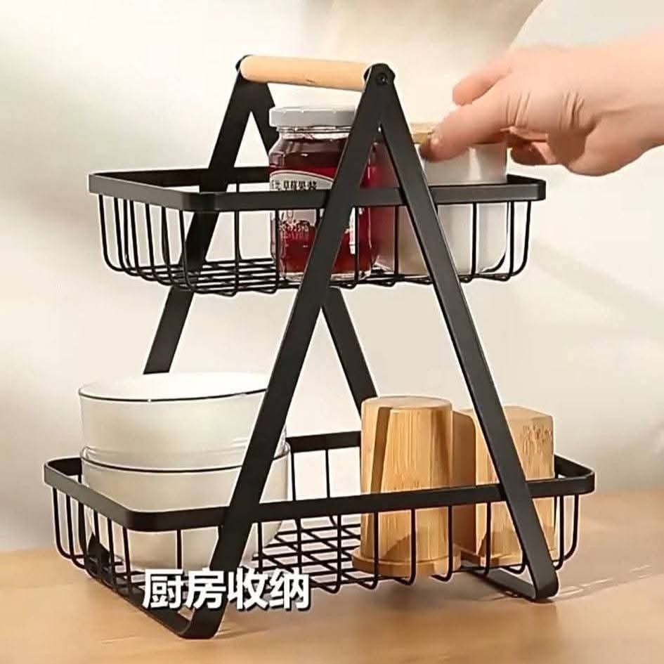 2 Layers Fruits & Kitchen Organizer (Category: Food Organization & Storage) located in Manila. Submitted by yzcartph (Listing ID 1443067083, Image 1). Description: .