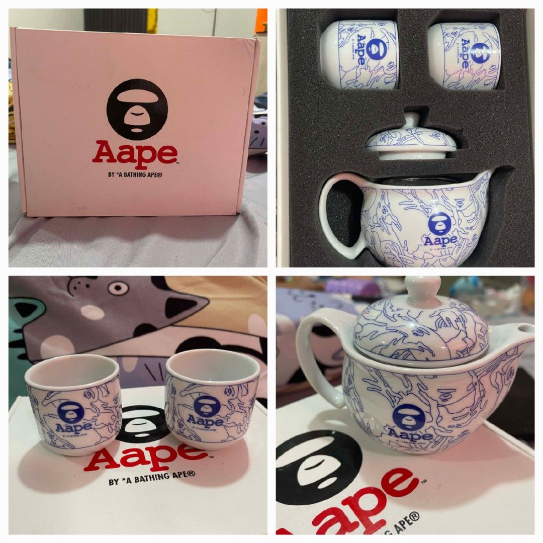 Aape BY A BATHING APE teapot collection (Category: Other Kitchenware & Tableware) located in Arayat. Submitted by imeon13 (Listing ID 1442986119, Image 1). Description: bnew condition authentic , no cracks.. 11k sa mercari sken 3k lng ☺️.