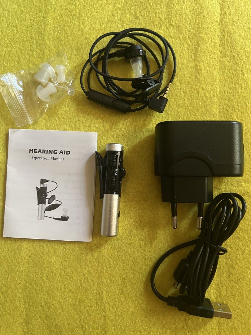 Amplified Hearing Aid Body Clip-type Earphone set (Category: Earphones) located in Las Pinas. Submitted by jerri44 (Listing ID 1442968675, Image 1). Description: Amplified hearing aid body clip type Rechargeable .