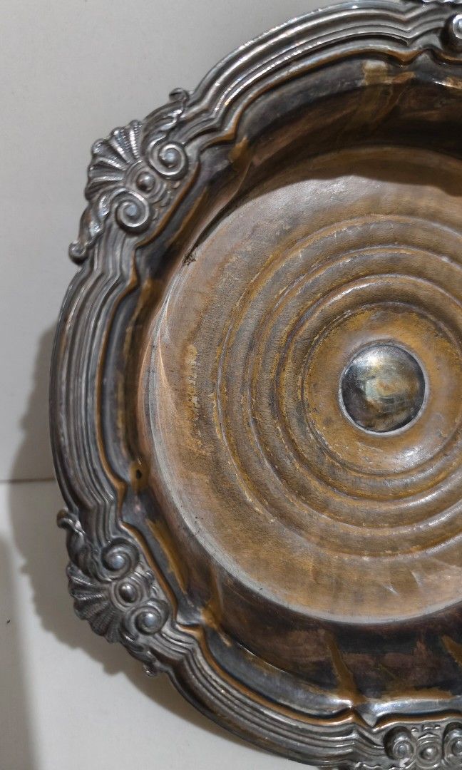 Antique British Silver Plated Wine/Bottle Coaster (Category: Vintage Collectibles) located in Cabuyao City. Submitted by batman0417 (Listing ID 1443116239, Image 3). Description: check nalang po pics rare find collectors item, pm nalang po.