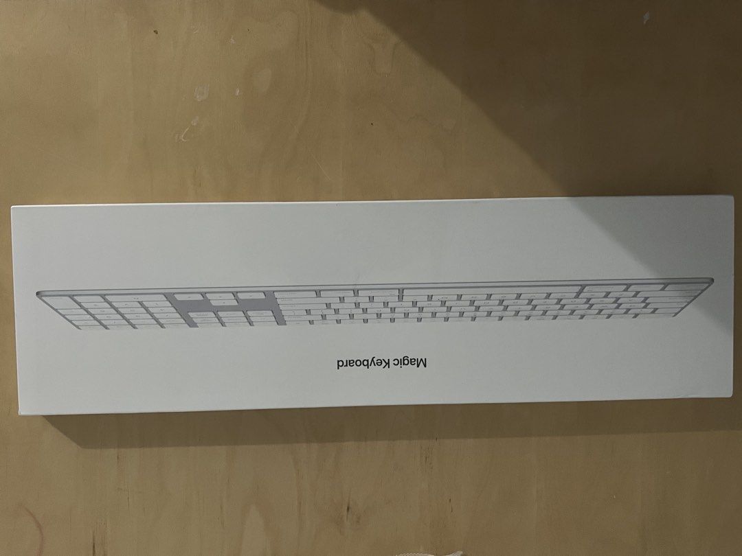 Apple Magic Keyboard with Numeric Keypad (Category: Computer Keyboard) located in Angeles City. Submitted by bella_earth (Listing ID 1442970213, Image 2). Description: Brand New Sealed Apple Magic Keyboard With numeric keypad RFS: it was gift and i dont need it and need funds.