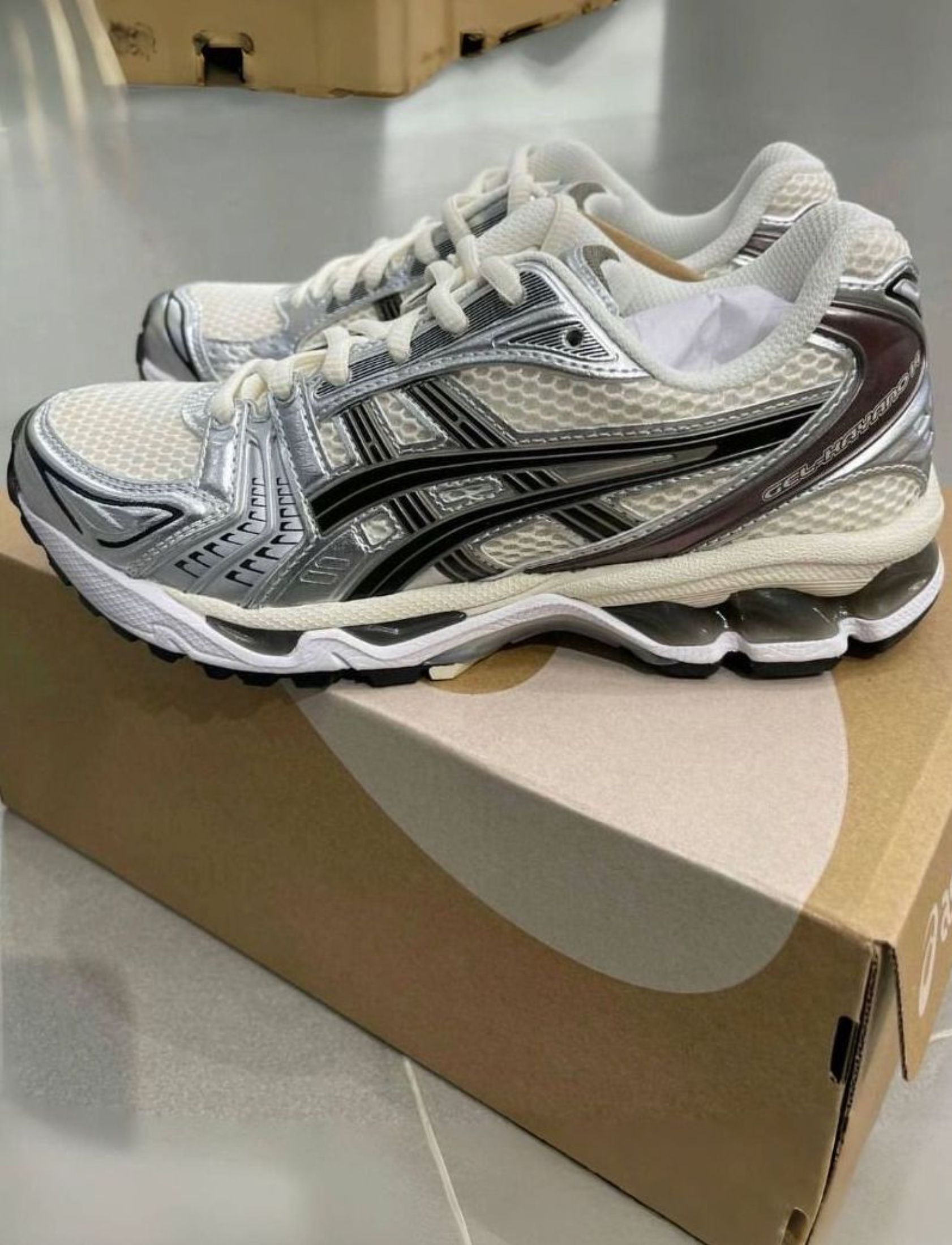 ASICS Gel-Kayano 14 Outdoor Functional Y2K Black White Silver (Category: Sneakers) located in Singapore. Submitted by cesepicbear (Listing ID 1442961268, Image 3). Description: 【New Stock】Asics ASICS Gel-Kayano 14 Outdoor Functional Y2K Black White Silver 🏷 Brand New 📦 Free ship 💰 COD 📸 3-day confirm Don't miss out! Chat me 💬.