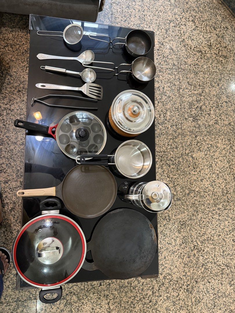 Assorted Indian Cooking Utensils and Pans478423292618352640