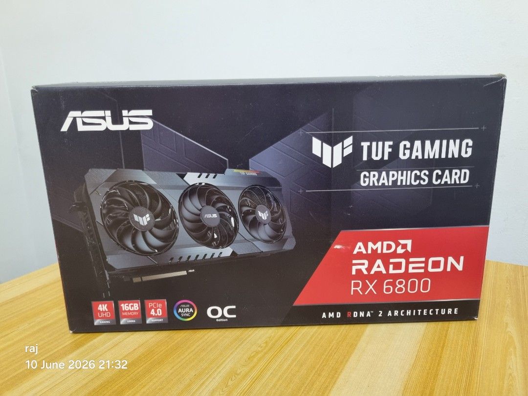 ASUS TUF RADEON RX 6800 16GB