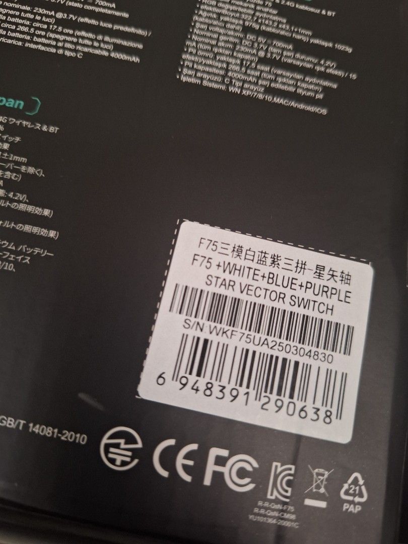 AULA F75 Mechanical Keyboard Star Vector Switch478238888061849604