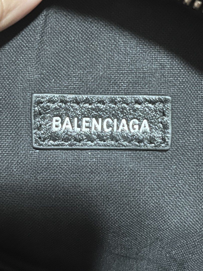 Balenciaga Black Leather Mini Backpack (Category: Luxury Bags & Wallets) located in Victorias. Submitted by lan1877 (Listing ID 1443029597, Image 3). Description: - Authentic Balenciaga black leather mini backpack - Iconic 'B.' logo on the front pocket - Main compartment and front zip pocket for organization - Adjustable straps for comfortable wear Rank A No issue 8k plus sf - Expertly crafted in Italy - Ideal for everyday style and practicality.