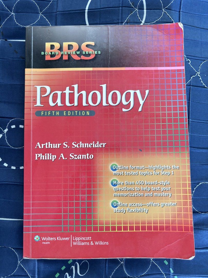 BRS Pathology by Schneider & Szanto (5th Ed.) (Category: Textbooks) located in Cavite. Submitted by prelovedbyeunjay (Listing ID 1442966596, Image 1). Description: .