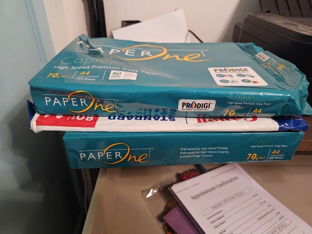 Canon PIXMA Printer with Paper One A4 Paper478506609301278722